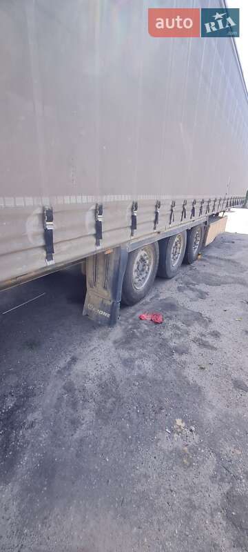 Тентованный борт (штора) - полуприцеп Krone SAF 2011 в Новом Буге