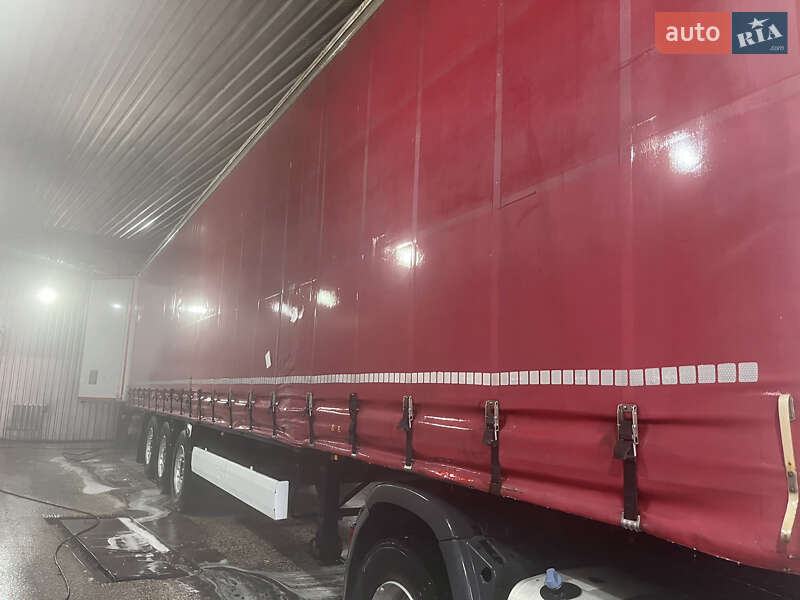 Тентований борт (штора) - напівпричіп Krone SAF 2012 в Вінниці