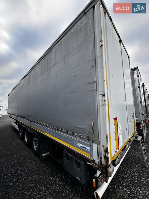 Тентований борт (штора) - напівпричіп Krone SAF 2014 в Умані