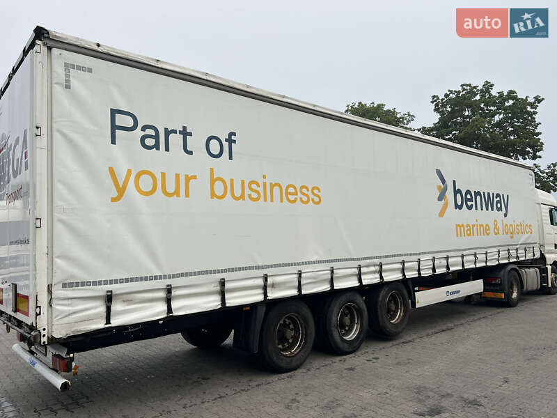 Тентованный борт (штора) - полуприцеп Krone SD 27 2011 в Коломые