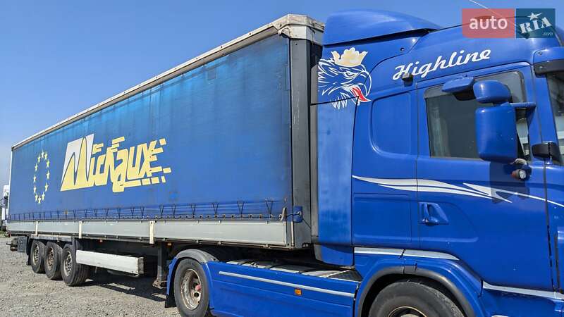 Тентований борт (штора) - напівпричіп Krone SD 27 2010 в Рава-Руській