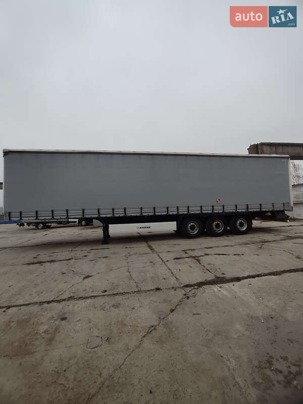 Тентованный борт (штора) - полуприцеп Krone SD 27 2008 в Прилуках