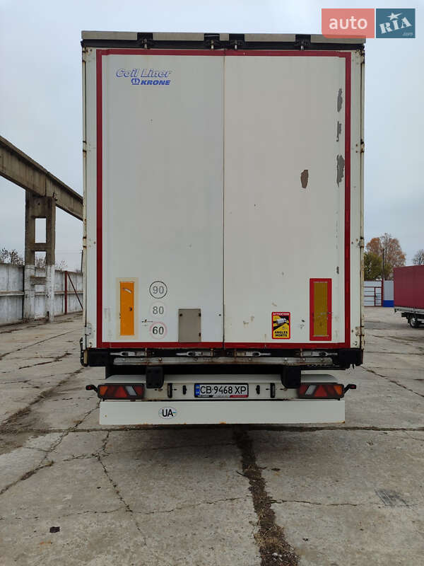 Тентованный борт (штора) - полуприцеп Krone SD 27 2008 в Прилуках