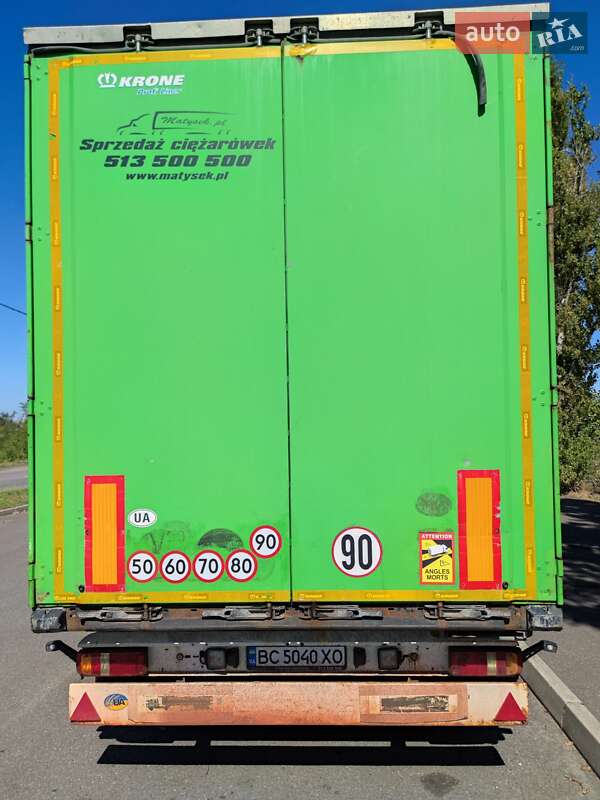 Тентованный борт (штора) - полуприцеп Krone SD 27 2013 в Кривом Роге