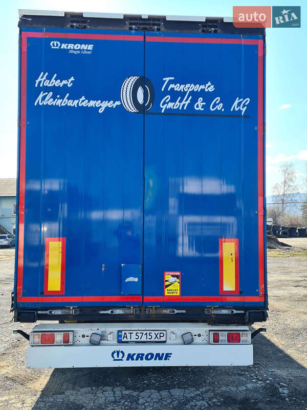 Тентований борт (штора) - напівпричіп Krone SD 27 2015 в Долині