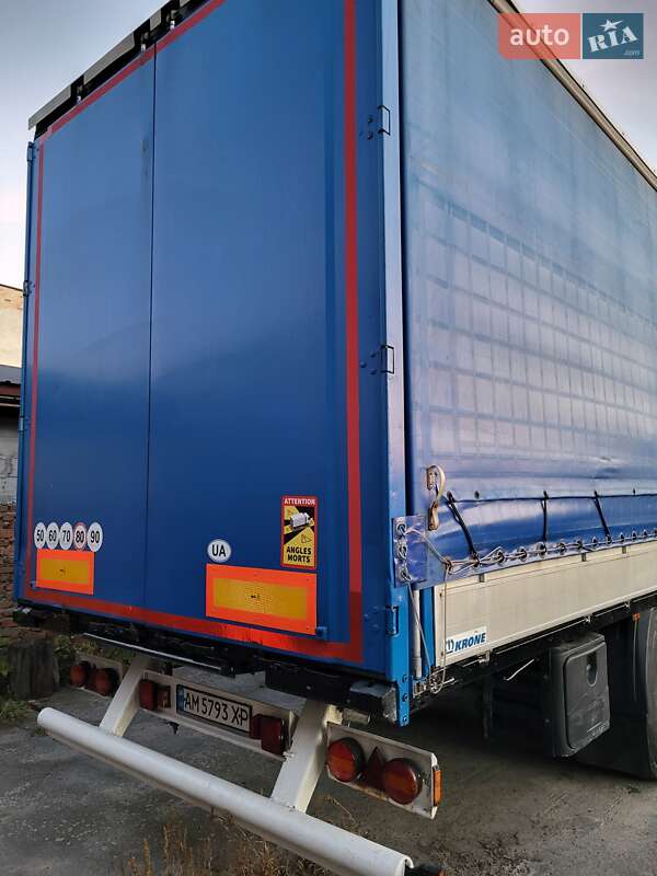 Бортовий напівпричіп Krone SD 2008 в Звягелі