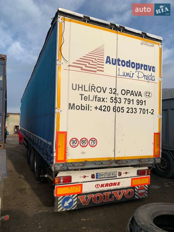 Тентований борт (штора) - напівпричіп Krone SD 2010 в Одесі фото 3 Тентований борт (штора) - напівпричіп Krone SD 2010 в Одесі