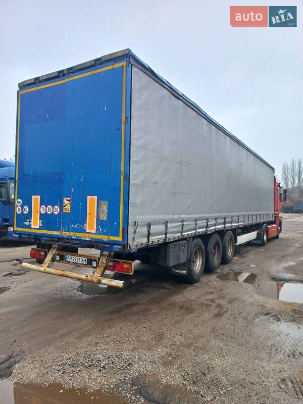 Тентованный борт (штора) - полуприцеп Krone SD 2011 в Запорожье фото 2 Тентованный борт (штора) - полуприцеп Krone SD 2011 в Запорожье