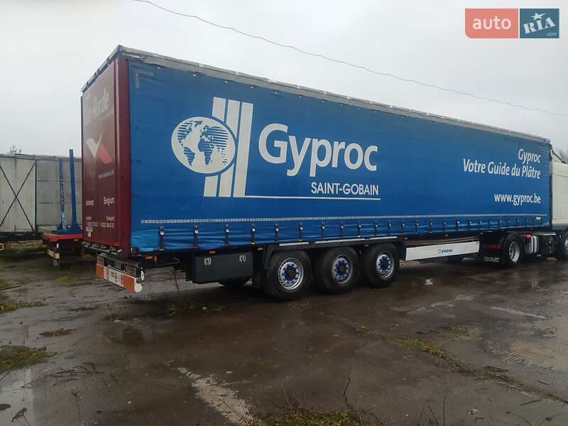 Тентованный борт (штора) - полуприцеп Krone SD 2014 в Олевске фото Тентованный борт (штора) - полуприцеп Krone SD 2014 в Олевске