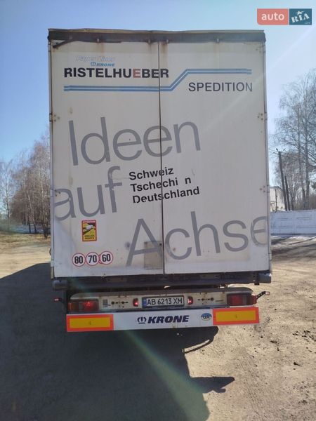 Тентованный борт (штора) - полуприцеп Krone SDP 24 2007 в Виннице фото 2 Тентованный борт (штора) - полуприцеп Krone SDP 24 2007 в Виннице