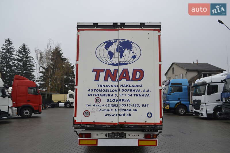 Тентований борт (штора) - напівпричіп Krone SDP 27 2011 в Хусті