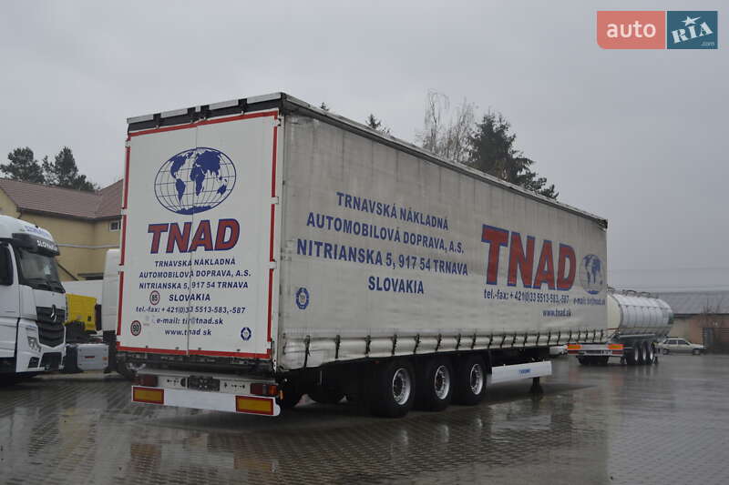 Тентований борт (штора) - напівпричіп Krone SDP 27 2011 в Хусті