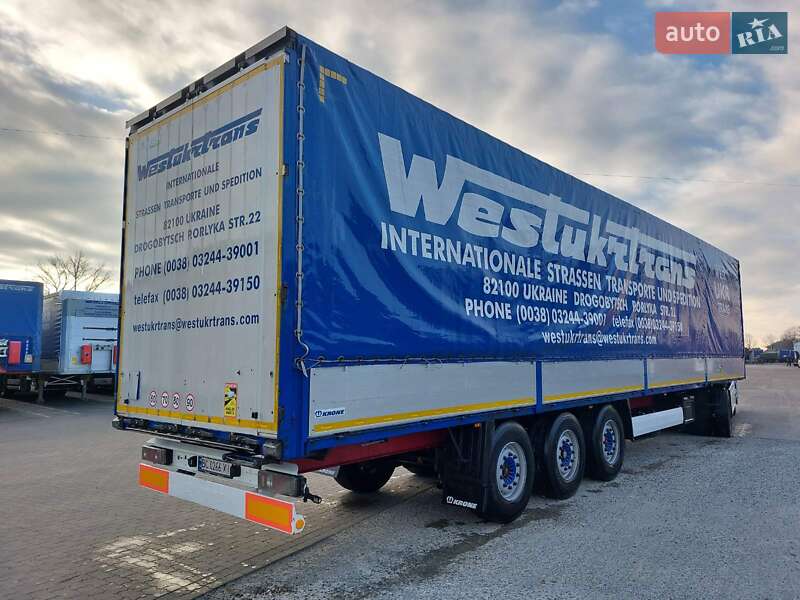 Тентованный борт (штора) - полуприцеп Krone SDP 27 2012 в Дрогобыче