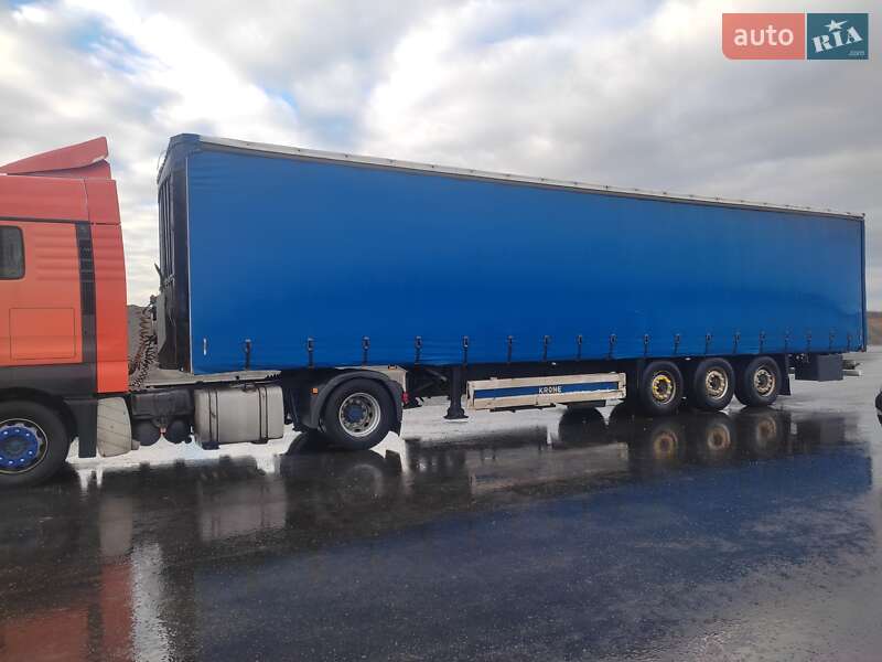 Тентованный борт (штора) - полуприцеп Krone SDP 27 2000 в Киеве
