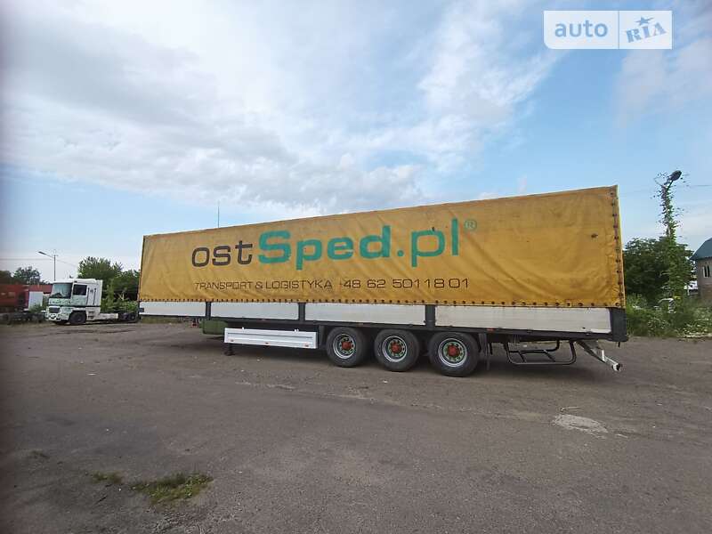 Тентований борт (штора) - напівпричіп Krone SDP 27 2002 в Кіцмані