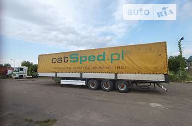 Тентованный борт (штора) - полуприцеп Krone SDP 27 2002 в 