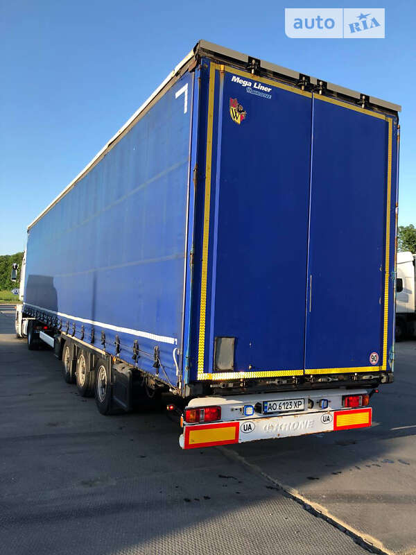 Тентованный борт (штора) - полуприцеп Krone SDP 27 2010 в Хусте