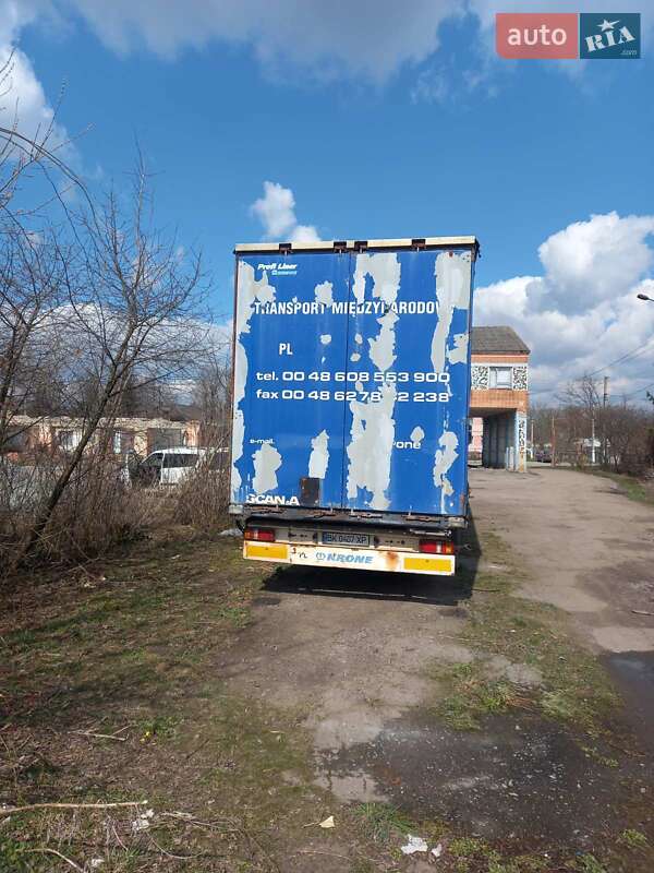 Тентованный борт (штора) - полуприцеп Krone SDP 27 2007 в Ровно