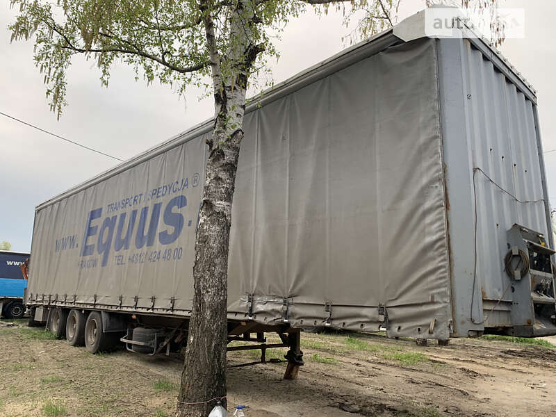 Тентованный борт (штора) - полуприцеп Krone SDP 27 2004 в Броварах
