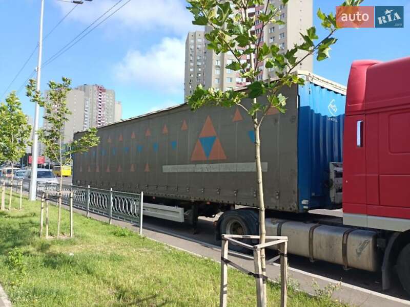 Тентованный борт (штора) - полуприцеп Krone SDP 27 2000 в Киеве