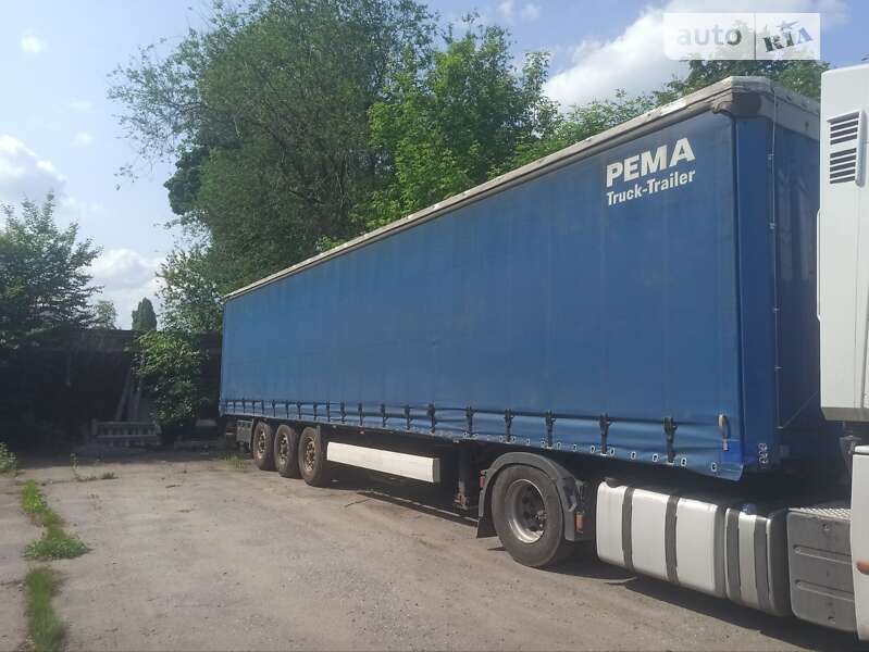 Тентованный борт (штора) - полуприцеп Krone SDP 27 2010 в 