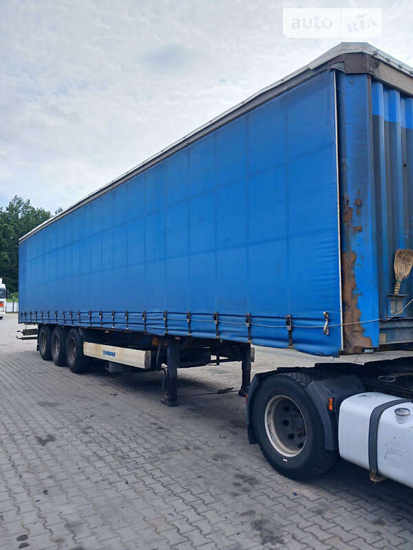 Тентованный борт (штора) - полуприцеп Krone SDP 27 2008 в Львове