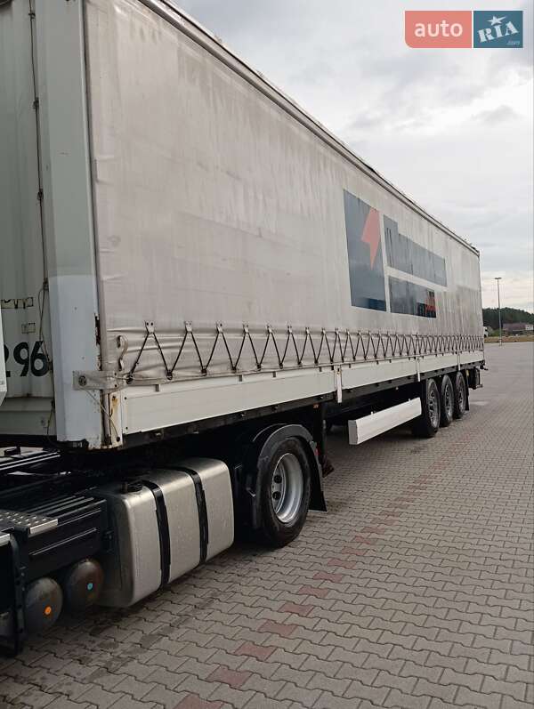 Тентованный борт (штора) - полуприцеп Krone SDP 27 2008 в 