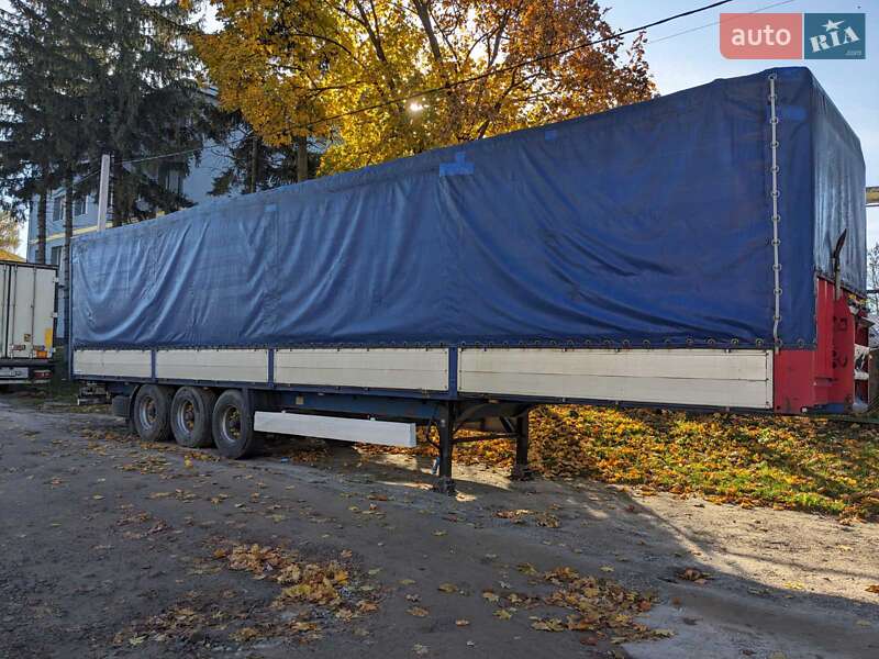 Тентованный борт (штора) - полуприцеп Krone SDP 27 2007 в Львове