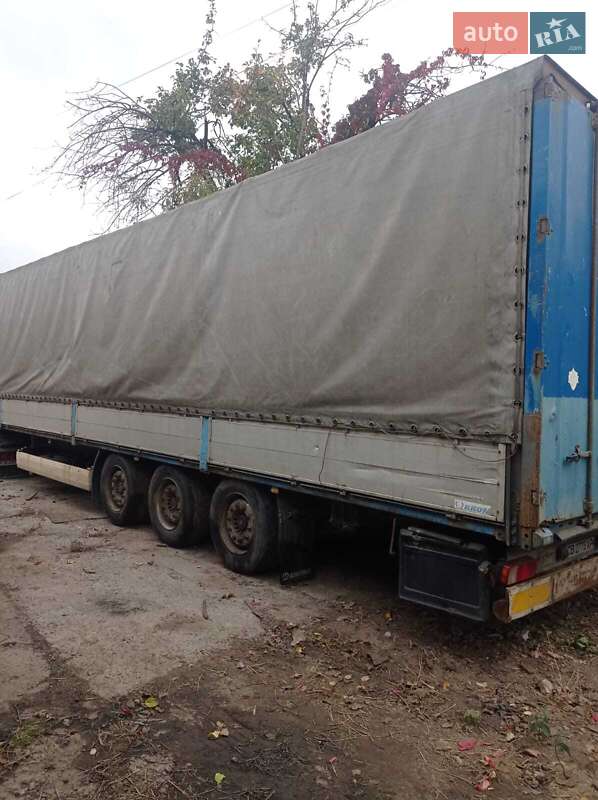 Тентованный борт (штора) - полуприцеп Krone SDP 27 2004 в Чернигове