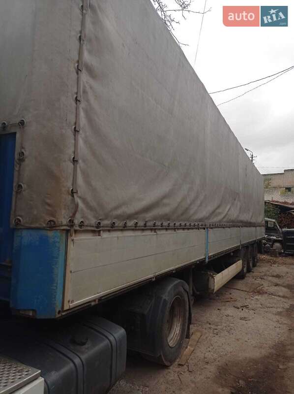 Тентованный борт (штора) - полуприцеп Krone SDP 27 2004 в Чернигове