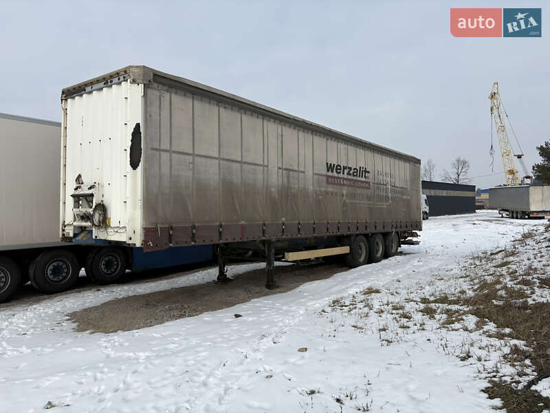Тентованный борт (штора) - полуприцеп Krone SDP 27 2003 в Киеве