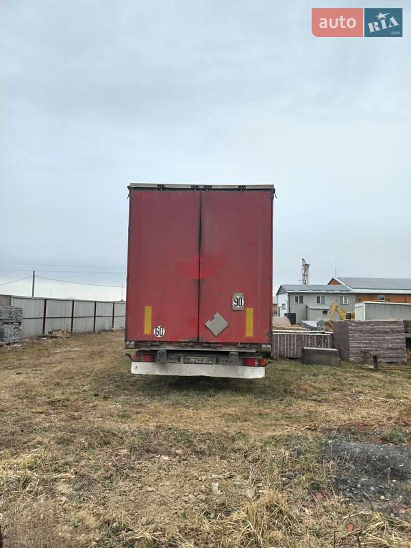 Тентованный борт (штора) - полуприцеп Krone SDP 27 2006 в Сокале