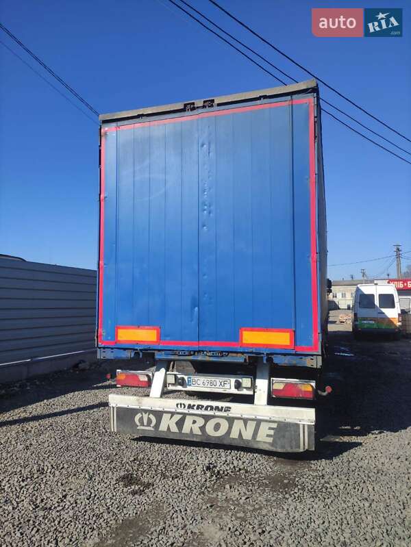 Тентованный борт (штора) - полуприцеп Krone SDP 27 2003 в Ковеле