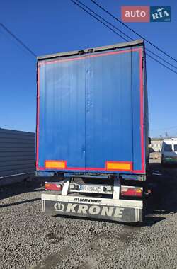 Тентованный борт (штора) - полуприцеп Krone SDP 27 2003 в 