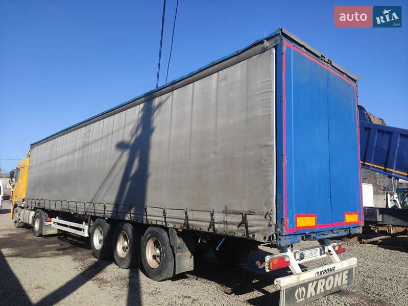 Тентованный борт (штора) - полуприцеп Krone SDP 27 2003 в Ковеле