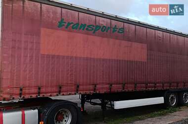 Тентованный борт (штора) - полуприцеп Krone SDP 27 2005 в 