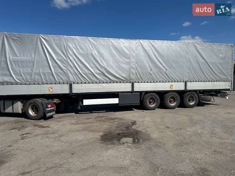 Тентованный борт (штора) - полуприцеп Krone SDP 27 2007 в Ровно