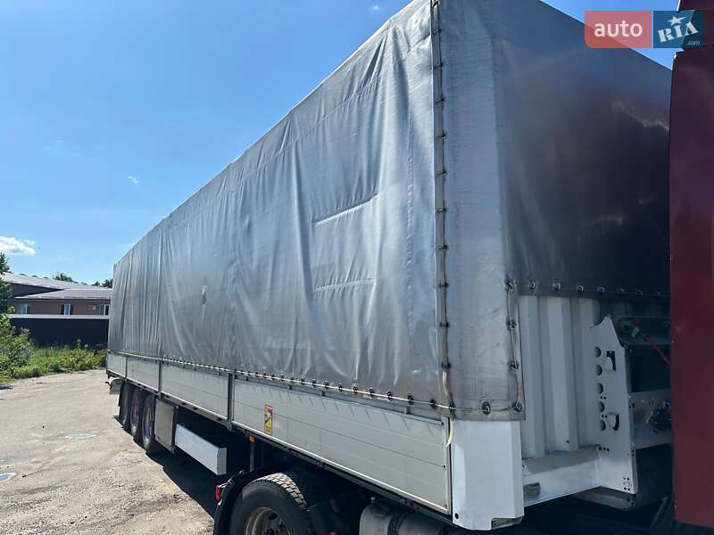Тентованный борт (штора) - полуприцеп Krone SDP 27 2007 в Ровно