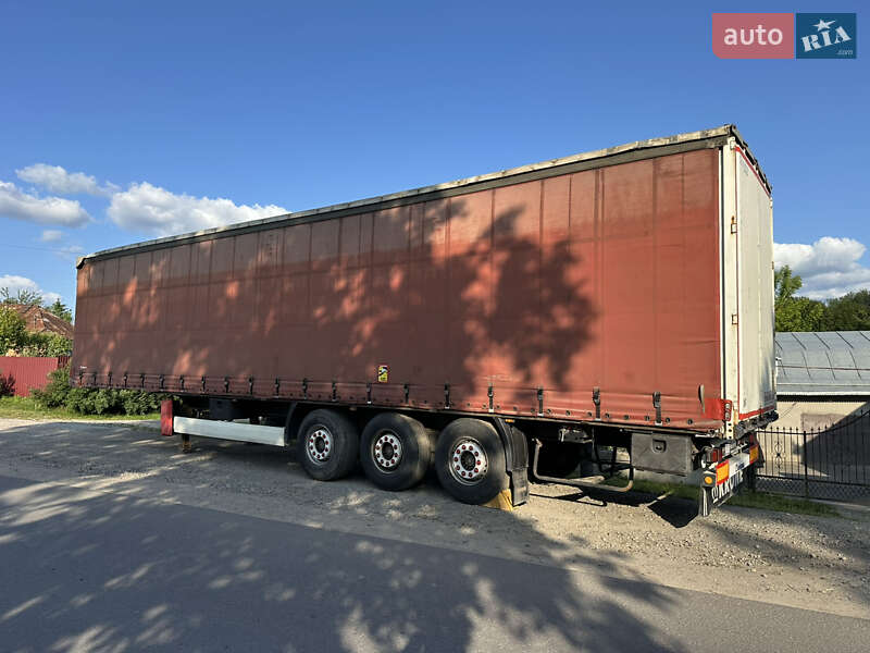 Тентованный борт (штора) - полуприцеп Krone SDP 27 2005 в Тернополе