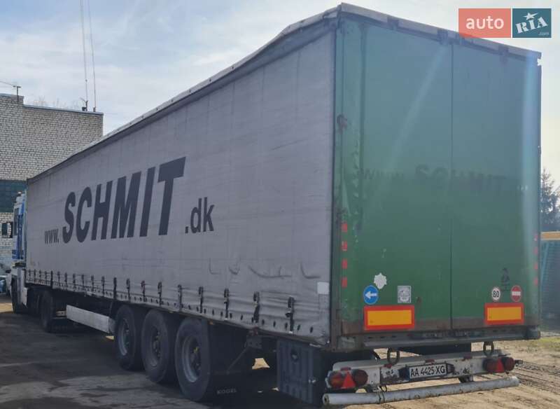 Тентованный борт (штора) - полуприцеп Krone SDP 27 2005 в Киеве