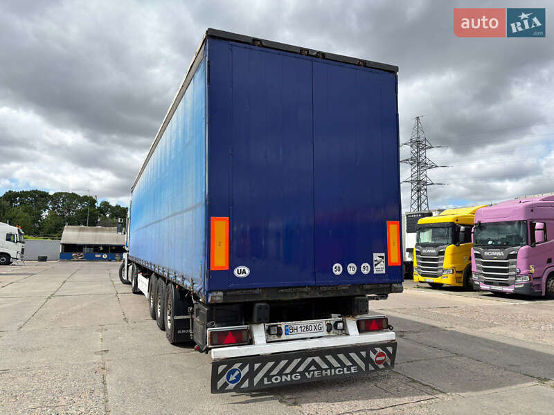 Тентованный борт (штора) - полуприцеп Krone SDP 27 2002 в Одессе