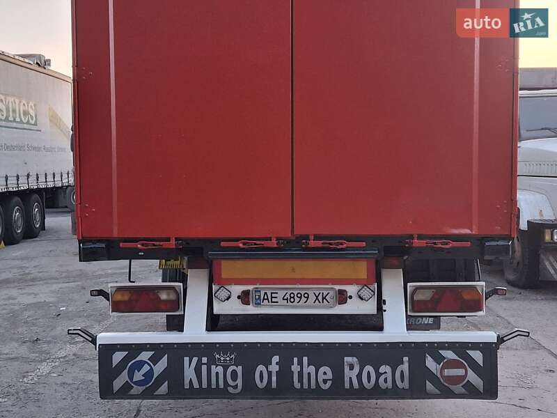 Тентованный борт (штора) - полуприцеп Krone SDP 27 2007 в Кривом Роге