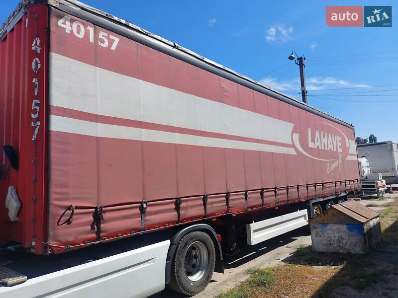 Тентованный борт (штора) - полуприцеп Krone SDP 27 2001 в 