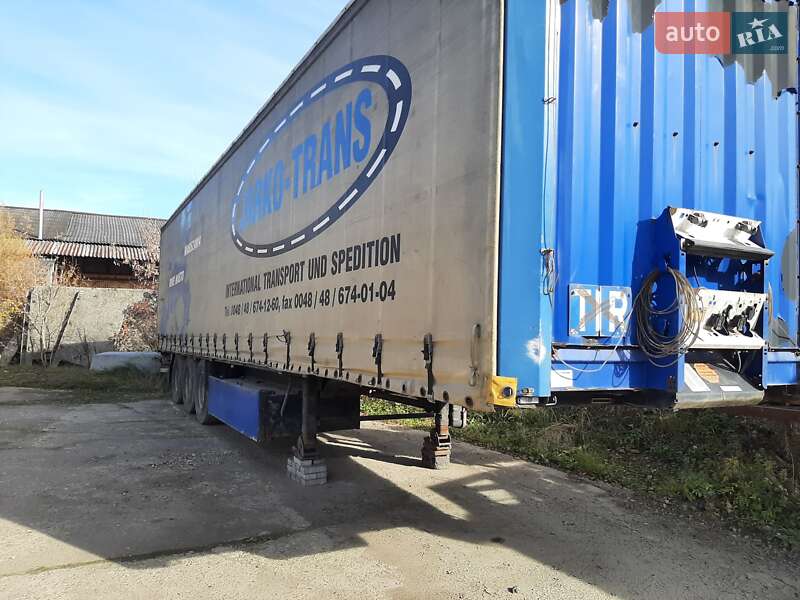 Тентований борт (штора) - напівпричіп Krone SDP 27 2008 в Івано-Франківську