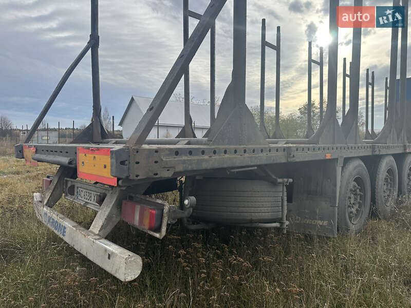 Лісовоз / Сортиментовоз - напівпричіп Krone SDP 27 2002 в Сарнах