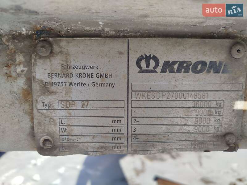 Krone SDP 27 2000 Krone SDP 27 2000