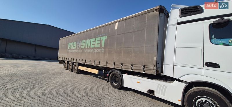 Тентований борт (штора) - напівпричіп Krone SDP 27 2008 в Львові