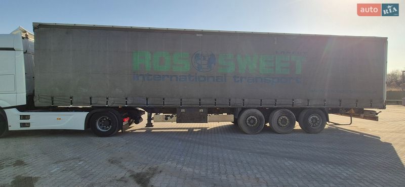 Тентований борт (штора) - напівпричіп Krone SDP 27 2008 в Львові
