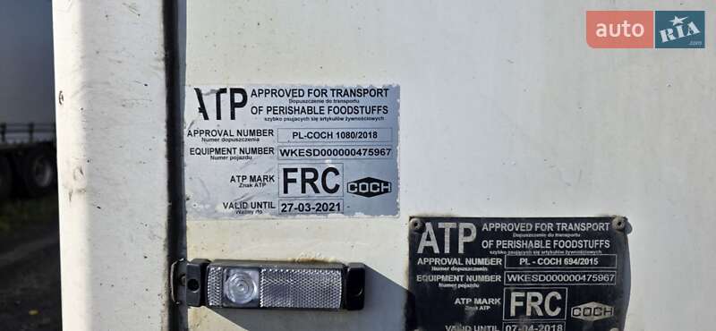 Рефрижератор полуприцеп Krone SDR 27 2010 в Ковеле фото 15 Рефрижератор полуприцеп Krone SDR 27 2010 в Ковеле