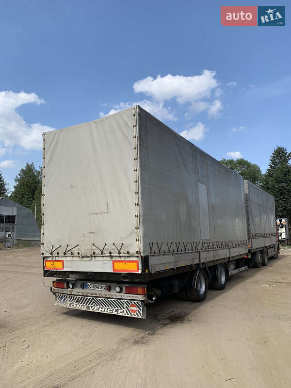 Тентованный борт (штора) - прицеп Krone ZZF 2005 в Львове